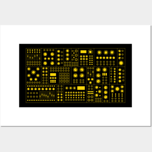 Modular Synthesizer 2 Yellow Posters and Art